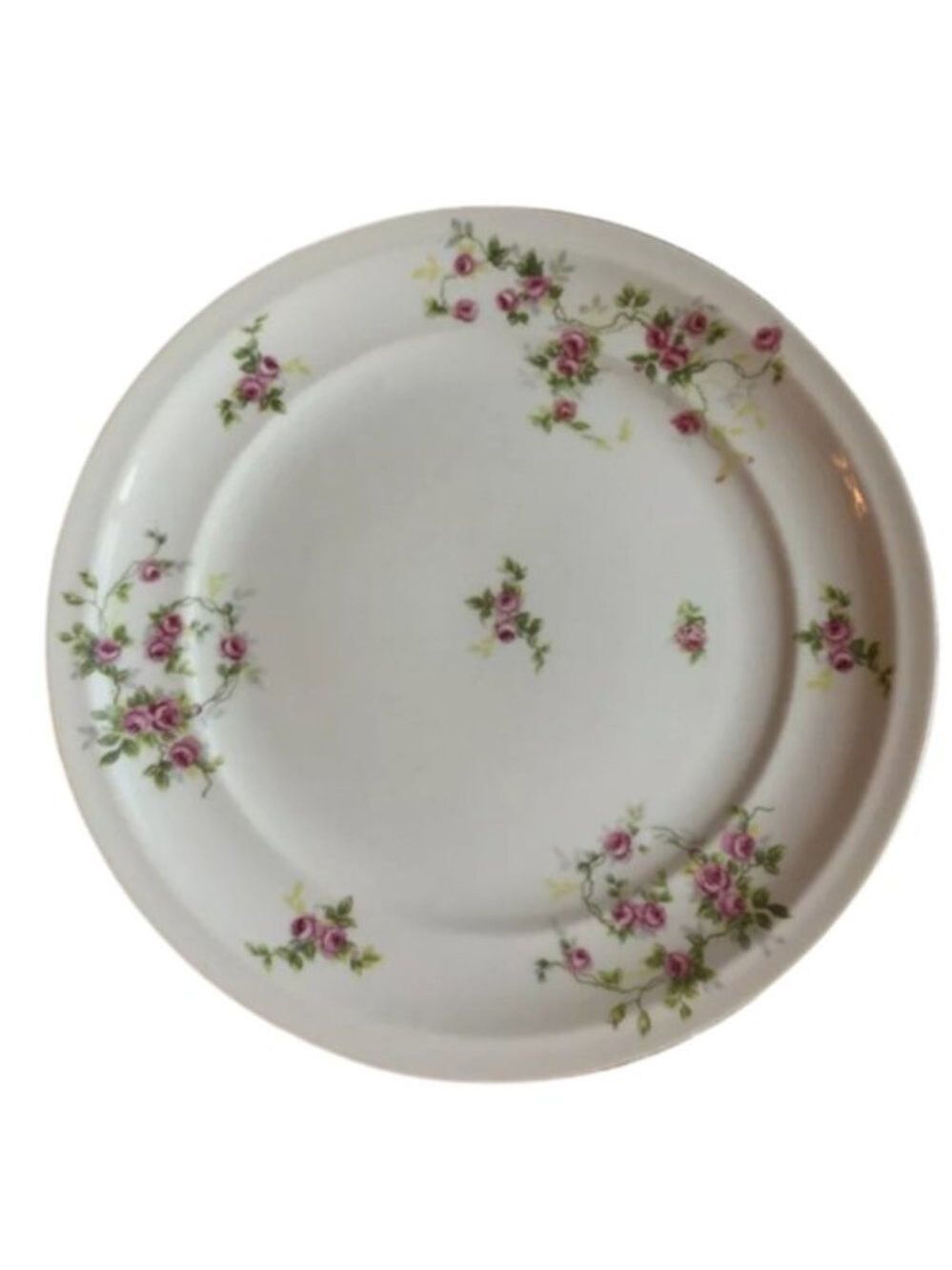 10"‎ Ceramic Plate with Floral Design. Made in Occupied Japan